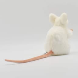 Hansa 5" White Mouse - Thumbnail 4