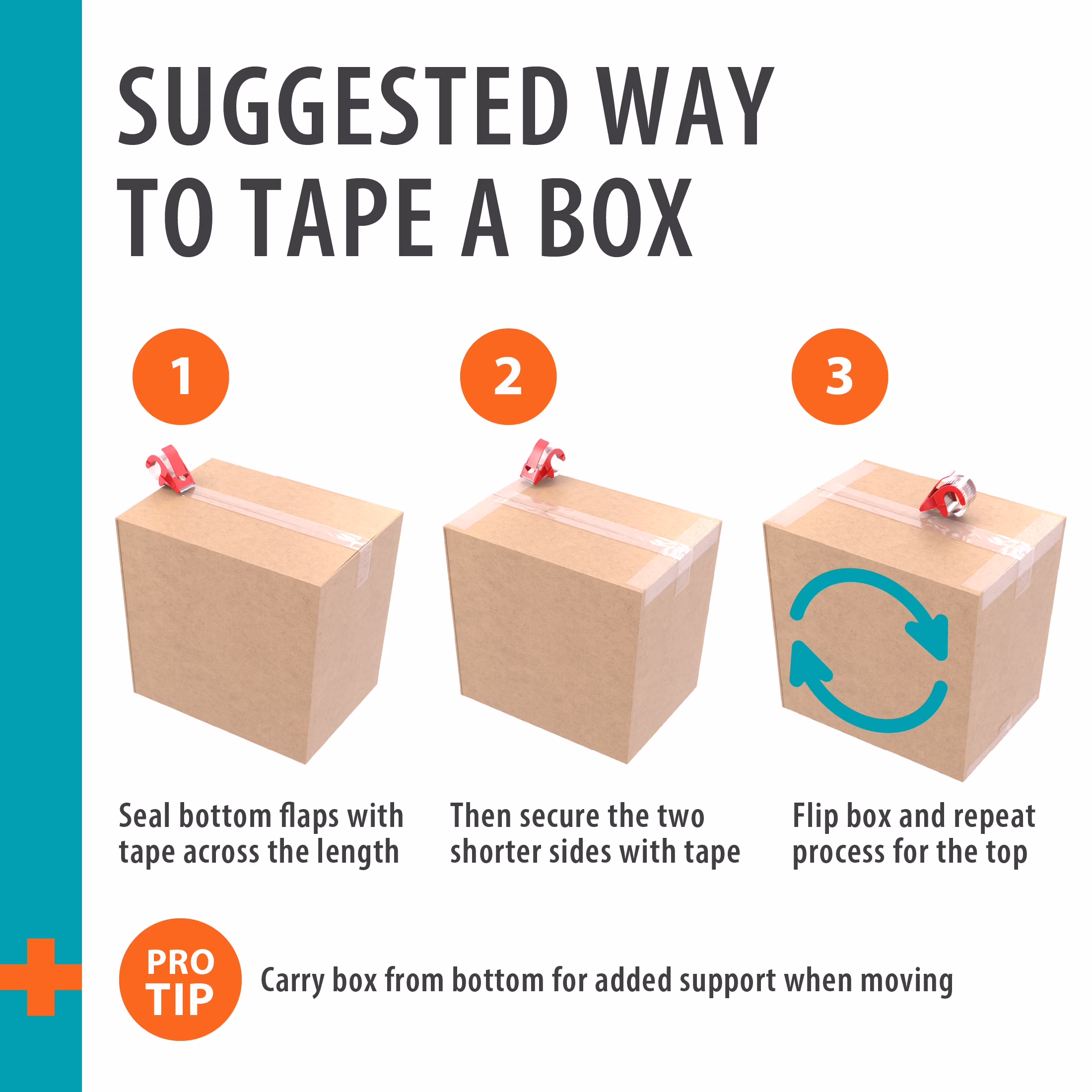 Pen+Gear Large Moving Boxes, 27L x 15W x 17H, Kraft - Thumbnail 13