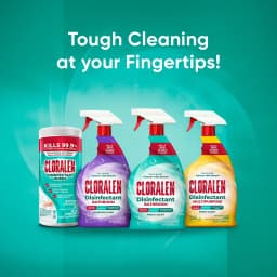 CLORALEN All Purpose Bathroom Cleaner Spray with Bleach, Lavender, 32 fl oz - Thumbnail 7