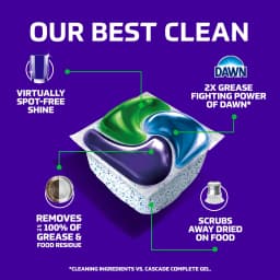 Cascade Platinum Plus, Dishwasher Pods, Fresh, 57 Count - Thumbnail 3