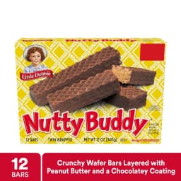 Snack Cakes, Little Debbie Family Pack NUTTY BUDDY® wafers - Thumbnail 1