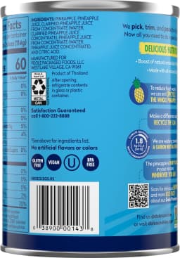 (8 pack) Dole Pineapple Slices in 100% Pineapple Juice, 20 oz Can - Thumbnail 8