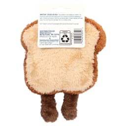 Vibrant Life Brown Toast Plush Dog Toy with Squeaker, Chew Level 1 - Thumbnail 8