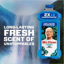 Mr. Clean All Purpose Cleaner, 2X Concentrated Multi Surface, Unstopable Fresh Scent, 23 fl oz - Thumbnail 7