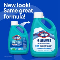 Clorox Fresh Guard Laundry Odor Remover, 0% Bleach, Color Safe, Clean Linen Scent, 80 fl oz - Thumbnail 3