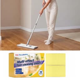Multi-Effect Floor Cleaning Sheets, Streak-Free Long Fresh Household Floor Cleaner for Hardwood Tile Vinyl Flooring - Thumbnail 7