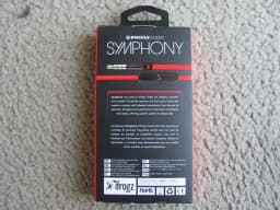 RHEA- Brand New Ifrogz Audio Symphony Stereo Earbuds With Mic/Remote Red If-Sym-Red - Thumbnail 3
