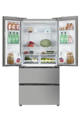 Hamilton Beach HZ4051 17.9 cu. ft. French Door Refrigerator with 2 Freezer Drawers, Stainless Steel, Digital Display - Thumbnail 7