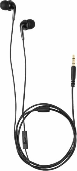 RHEA- Wired Earbuds – Mic, 3.5Mm Jack, 4.2Ft Cable, Black - Thumbnail 4