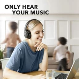 Soundcore Anker Life Q20 Hybrid Active Noise Cancelling Headphones, Wireless Over Ear Bluetooth Headphones, 60H Playtime, Hi-Res Audio, Deep Bass - Thumbnail 4