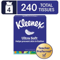 (16 pack) Kleenex Ultra Soft 3-Ply Cube Box Facial Tissues, 4 Pack (240 Total Tissues) - Thumbnail 12