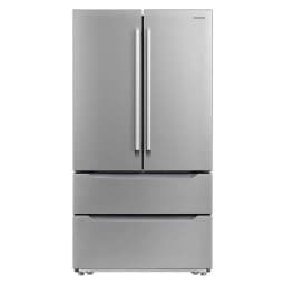 Cosmo 48 in. Double Oven Gas Range & Dishwasher & Wine Cooler & Refrigerator Set - Thumbnail 5