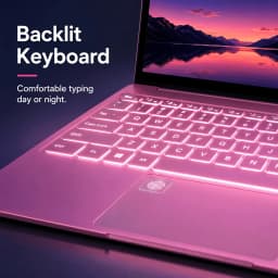 MiniHyper 15.6" Pink Laptop, Intel N5100, 8GB RAM, 512GB SSD, FHD IPS Display, Windows 11 Pro, Backlit Keyboard - Thumbnail 18
