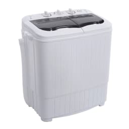 BAYUELSWU Portable Washing Machine14.3Lbs Twin Tub Washing Machine Low Noise for Home, Apartment, Dorms - Thumbnail 1