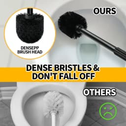 propuri 2 in 1 Toilet Plunger and Brush Set with Extended Handle, Bathroom Cleaning Tools - Thumbnail 2