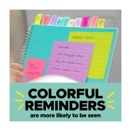 Post-it Page Marking Flags Dispenser, 5 Bright Colors, 20 Flags per Color, 100 Flags per Dispenser - Thumbnail 7