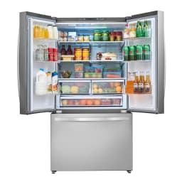 Kenmore French Door Refrigerator 26.6 cu ft with Bottom Freezer Drawer, Internal Water Dispenser, Ice Maker, Stainless Steel - Thumbnail 9