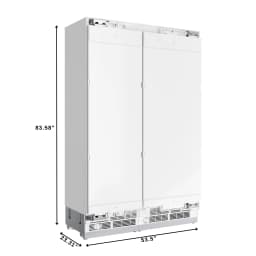 KoolMore Reserve Panel Ready Column Refrigerator and Freezer, 30" Refrigerator and 24" Freezer - Thumbnail 2