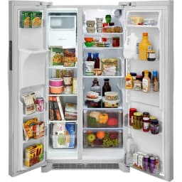 Frigidaire FRSS2623AW 25.6 Cu. Ft. White Side-by-Side Refrigerator - Thumbnail 7