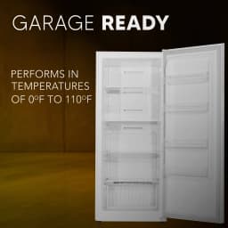 Farberware 17 cu. ft. Upright Convertible Freezer/Refrigerator, White, FW-UFR171-I3B - Thumbnail 7