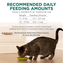 Purina Cat Chow Naturals Chicken Flavor Dry Cat Food, 3.15 lb Bag, 4 Pack - Thumbnail 8