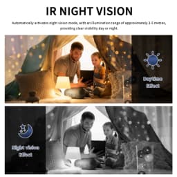 1080P Mini Action Camera with Night Vision, 2MP Micro Camcorder for Outdoor Sports, 64GB Card Included (Black) - Thumbnail 4