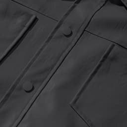 Maoxin Men's Coats Men's Lapel Leather Jacket Casual Loose Men's Leather Jacket Solid Color Long Sleeved Hooded Casual Jacket/jacket Black M - Thumbnail 7