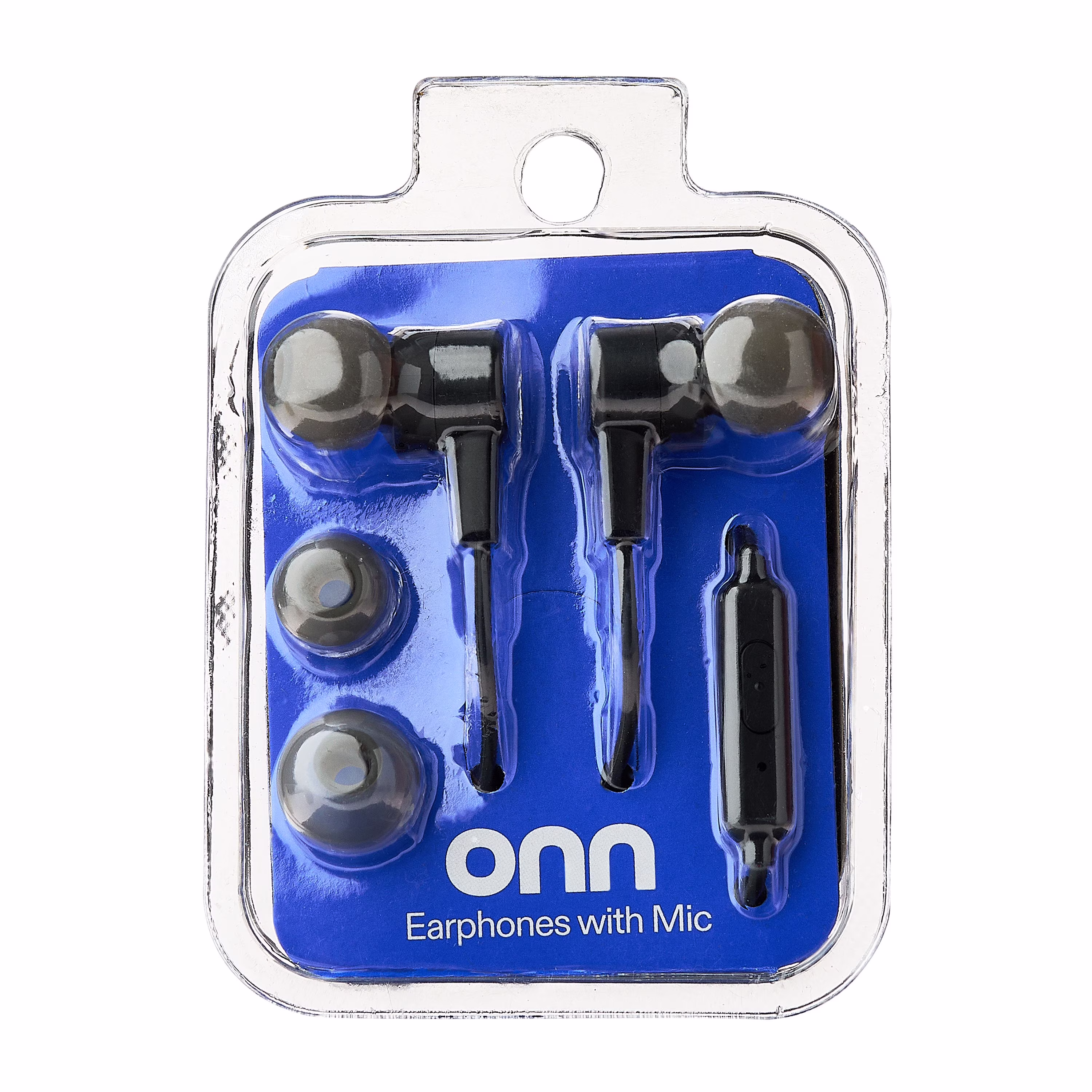 Onn Wired Earphones with Mic and 3.5mm Plug in Black - High-Quality Sound and Comfortable Silicone Ear Tips - Thumbnail 5