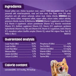 Purina Friskies Surfin and Turfin Dry Cat Food Flavors of Chicken, Whitefish, Salmon and Filet Mignon, 30 lb - Thumbnail 5