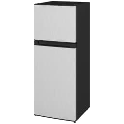 HOMCOM Small Fridge with Freezer, 4 Cu Ft Refrigerator with Shelves, Silver - Thumbnail 1