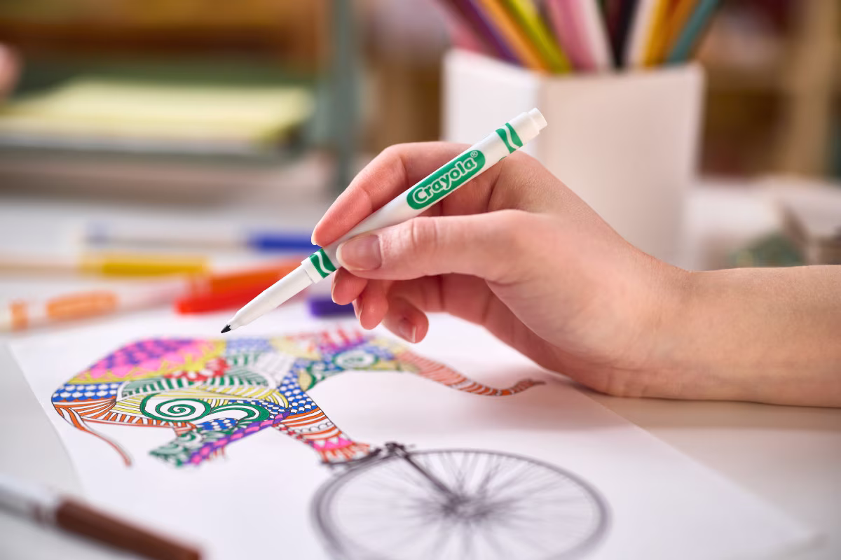 Crayola Fine Line Markers, Classic Colors, 10 Count, Back to School Supplies for Kids and Teachers, Classroom Essentials, Gifts, 3 - Thumbnail 16