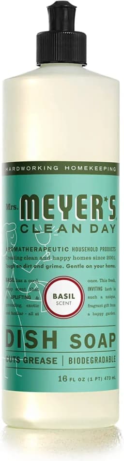Mrs. Meyer's Liquid Dish Soap Variety, 1 Lemon Verbena, 1 Basil, 1 Honeysuckle, 1 CT - Thumbnail 2