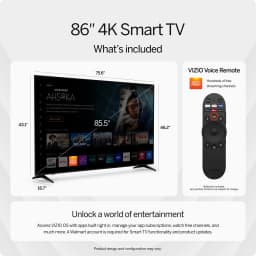 VIZIO 86" Class 4K UHD LED HDR Smart TV V4K86C-0804 - Thumbnail 3