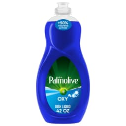 Palmolive Ultra Oxy Liquid Dish Soap, Deep Grease Cutting, No Soaking Needed, 42 fl oz - Thumbnail 1