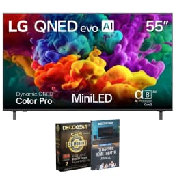 LG 65" QNED evo AI QNED84B Mini LED 4K Smart TV (65QNED84BUA) Bundle with Television Home Theater Beginner's Guide + - Thumbnail 1