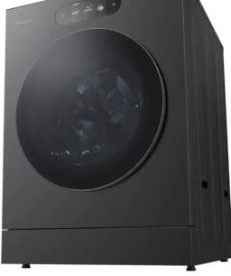 LG WM9901HBA 5.8 cu. ft. Mega Capacity Smart Front Load Washer with Built-In Intelligence, TurboWash, ezDispense, Touch Control, Brushed Black Steel - Thumbnail 3