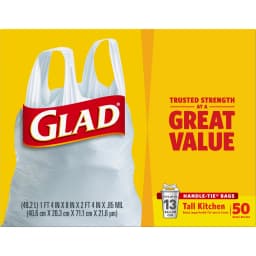 Glad Tall Handle-Tie Kitchen Trash Bags - 13 Gallon - 50 ct - Thumbnail 7