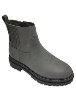 Time and Tru Women's Lug Chelsea Boots, Wide Width Available - Thumbnail 1