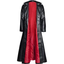 ZVNAΖH ZVNAΖH Mens Faux Leather Jacket Medieval Gothic Coat, Long Leather Coat Men Big and Tall, Slim Fit Long Leather Jacket, Sizes S-5XL - Thumbnail 2