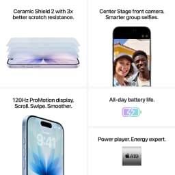 Straight Talk Apple iPhone 17, 5G, 256GB, Sage - Prepaid Smartphone [Locked to Straight Talk] - Thumbnail 5