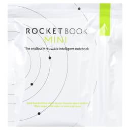 Rocketbook Mini Smart Reusable Spiral Notepad, Blue, Mini Size Eco-friendly Notepad (3.5" x 5.5"), 48 Dot-Grid Pages, Includes 1 Pen and Microfiber - Thumbnail 2