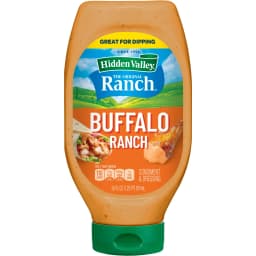 Hidden Valley Buffalo Ranch Dip Sauce Condiment & Dressing, 20 fl oz Squeeze Bottle - Thumbnail 9