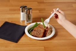 Dixie® Heavy-Weight Disposable White Plastic Fork, Tableware Forks, FH217, 1,000 Forks per Case - Thumbnail 4