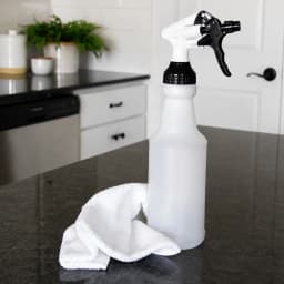 Stout Stuff Plastic Wide Mouth Empty Spray Bottle, Holds 32oz - Thumbnail 3