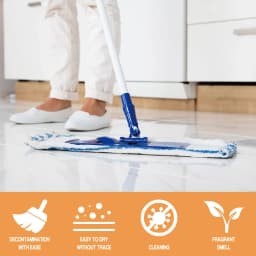 Multi-Vinegar Floor Cleaner and Polish 200ml, Cleaner for Hardwood, Laminate, Vinyl and Sealed Floors, Removes Stains and Grease, Restores Shine - Thumbnail 6