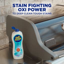 Soft Scrub Cleanser, Oxi, Multi-Surface Cleaner, Stain Fighting Oxi Power for Deep Cleaning, 24oz - Thumbnail 4