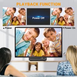 1080P DVD Player for TV and Home Theater Support Usb and Multi Format - Thumbnail 3