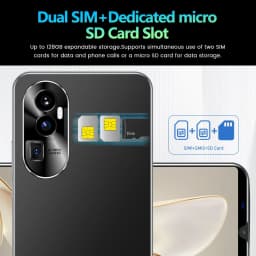 Clearance！Smart Appliances 5.2 Inch HD Screen Smart Phone 5G 4G Dual Sim Celulares Android 12 Unlocked 72MP 5000mAh Cell Phone - Thumbnail 4