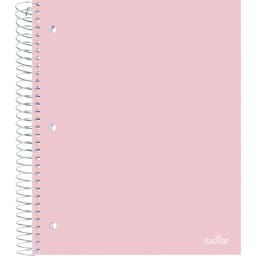 Office Depot® Brand Stellar Poly Notebook, 8-1/2" x 11", 5 Subject, College Ruled, 200 Sheets, Blush - Thumbnail 3