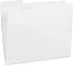 100 File Folders, Letter Size, 1/3 Cut Tab, Grayscale | Gray, black and white assortment, durable 11pt paper, 1/3 cut assorted tabs, color coded home - Thumbnail 5